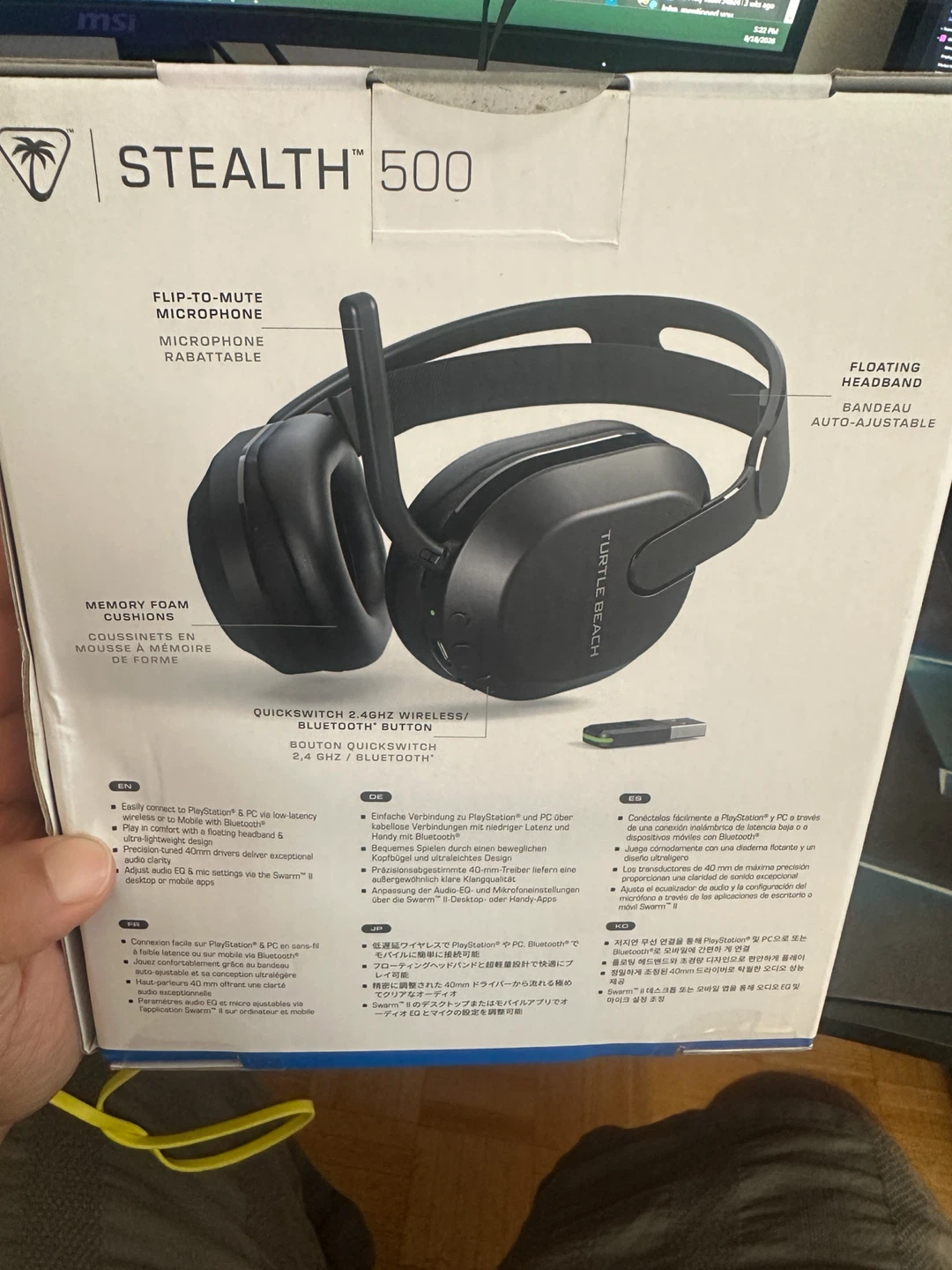 New Turtle Beach Stealth 500 Gen 3 Wireless Gaming Headset - photo 3