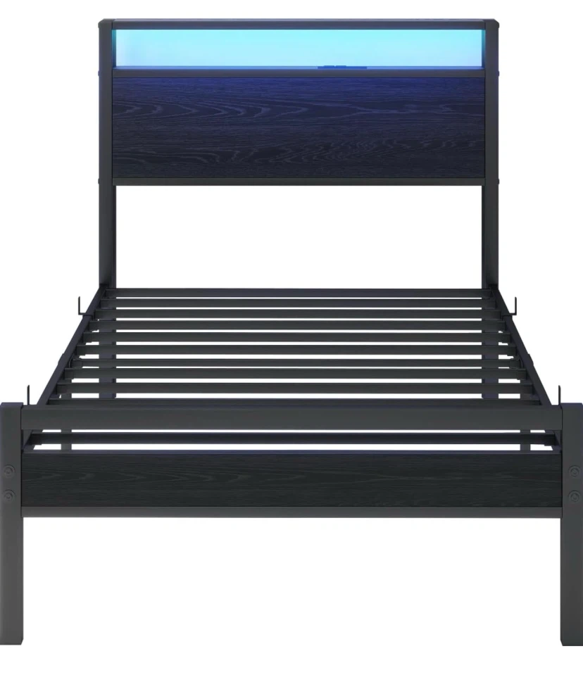 Twin metal bed frame New in box - photo 2