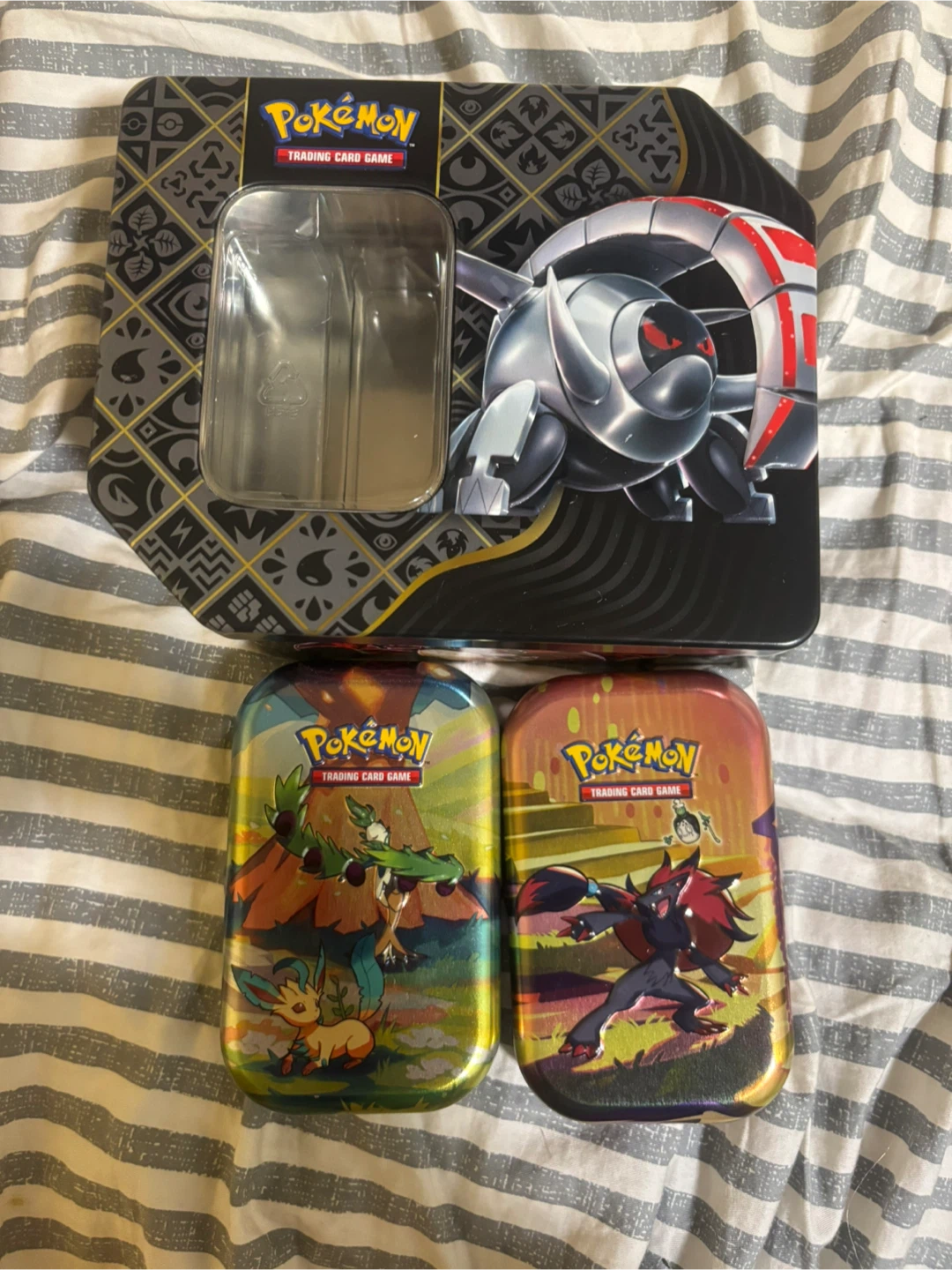 Pokemon empty tins