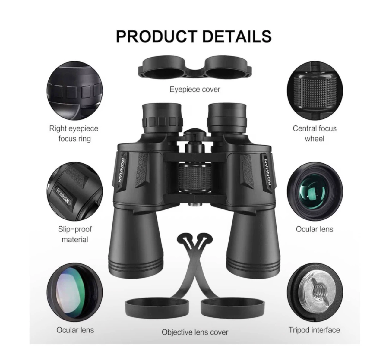 Brand new 20×50 Binoculars for Adults High Powered - photo 4
