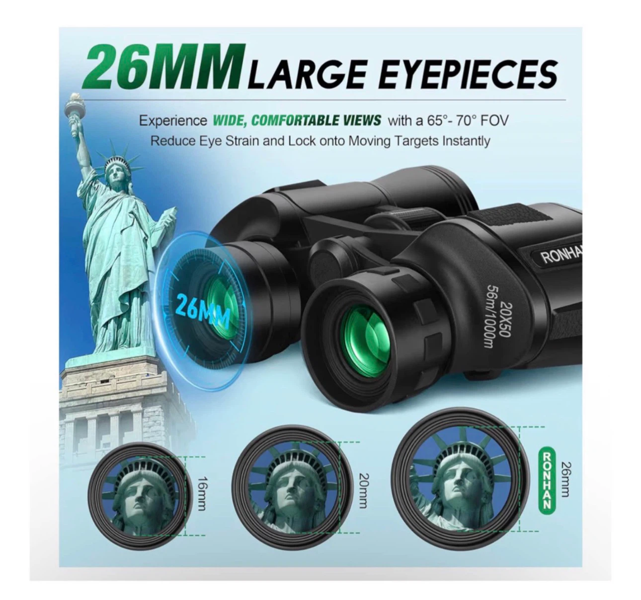 Brand new 20×50 Binoculars for Adults High Powered - photo 5