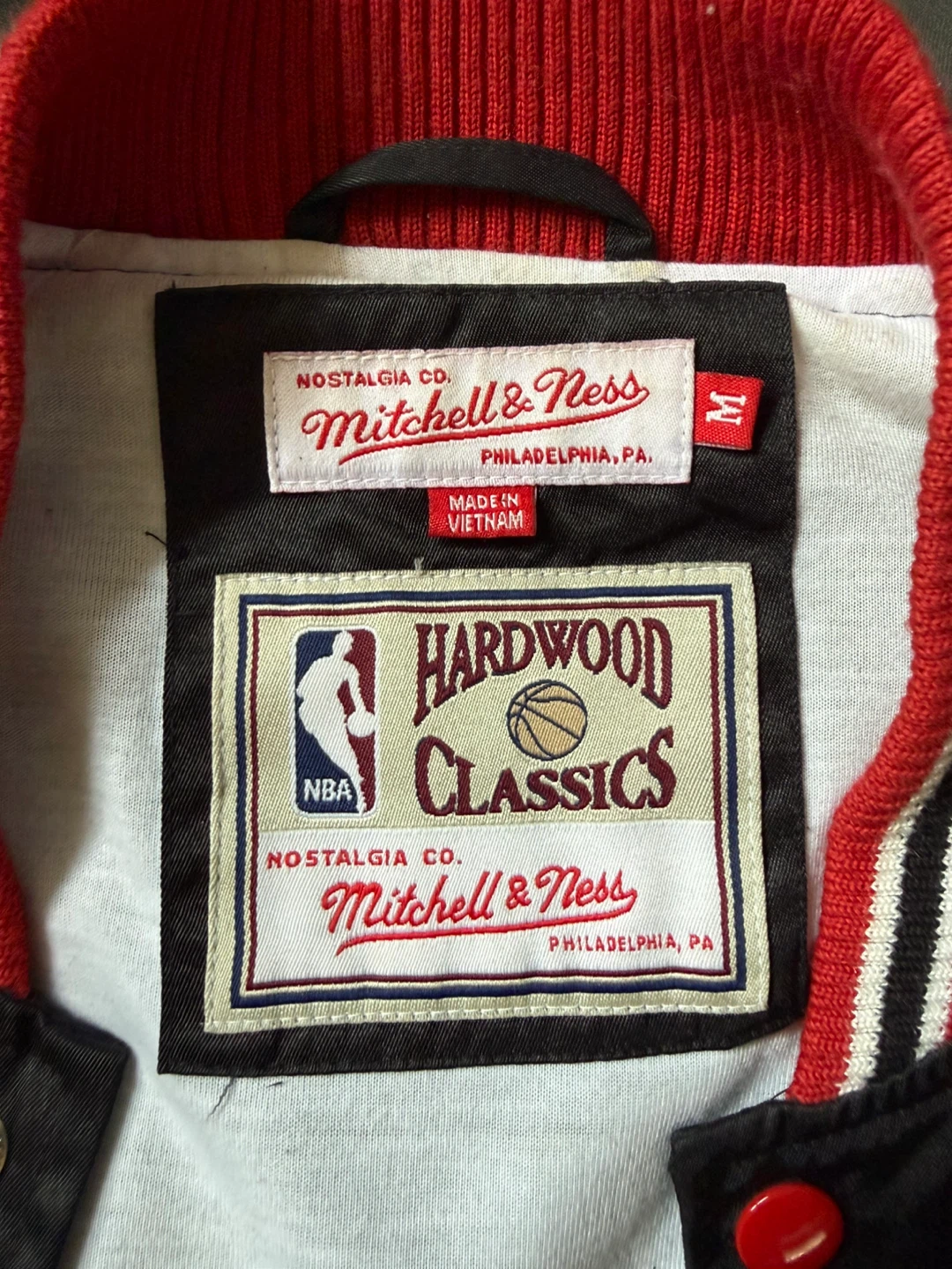 NBA Miami Heat Hardwood Classics Jacket Medium - photo 2