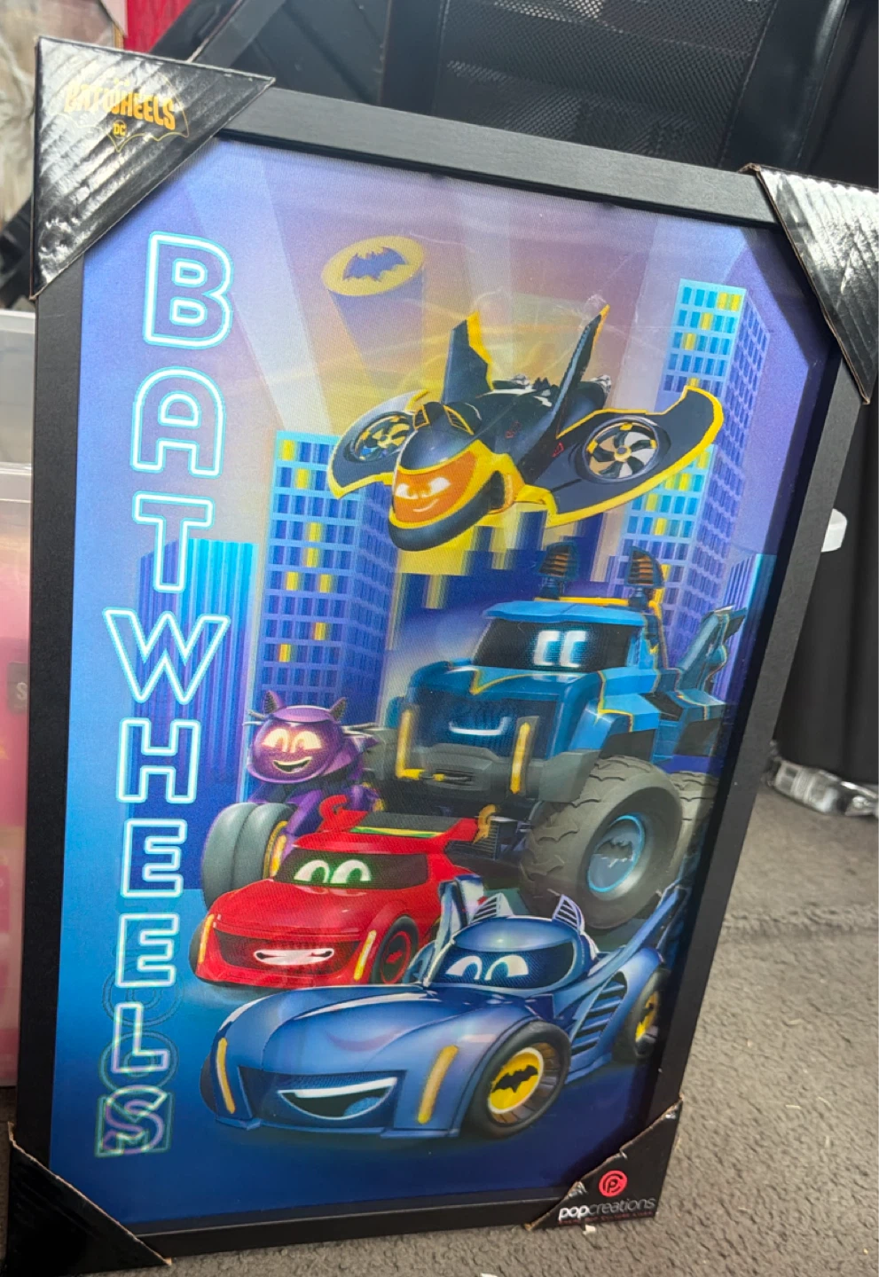 Batwheels Legion of Zoom Framed Wall Art