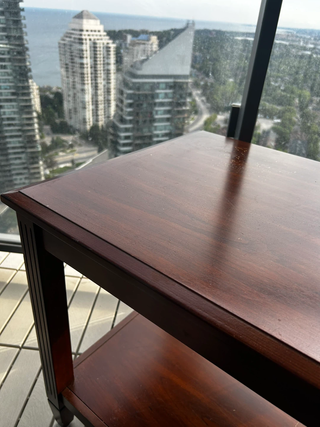 Wooden Side Table - photo 2