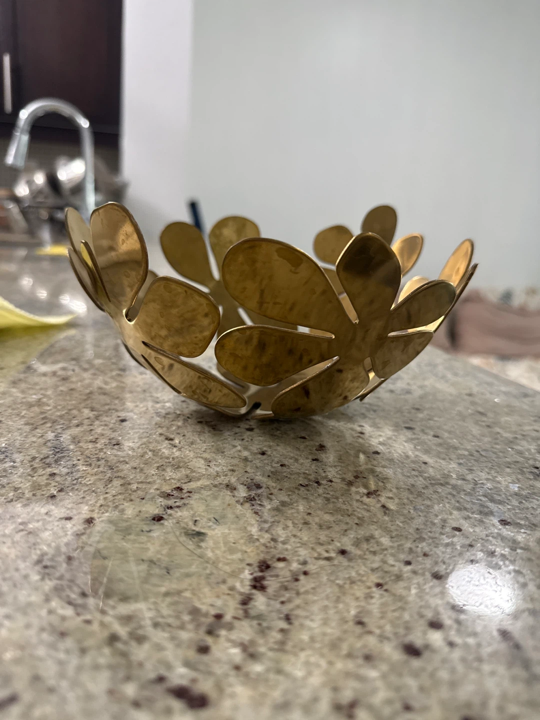 Brass Flower Shaped Decorative Bowl - photo 2