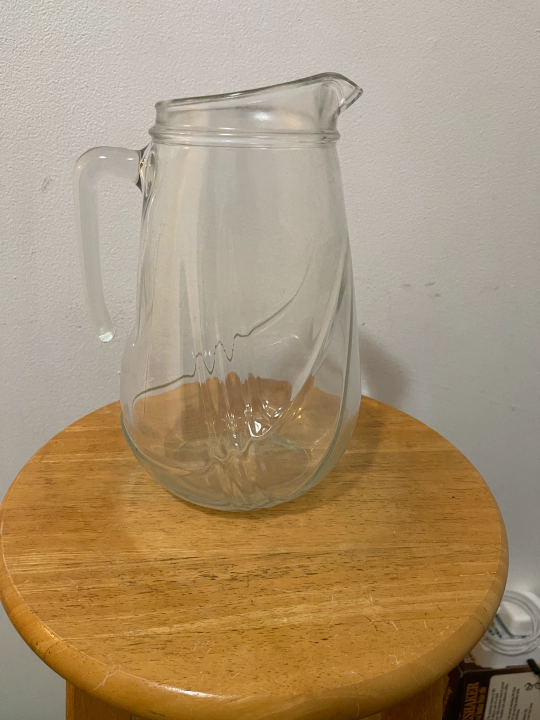 Glass Pitcher with Handle