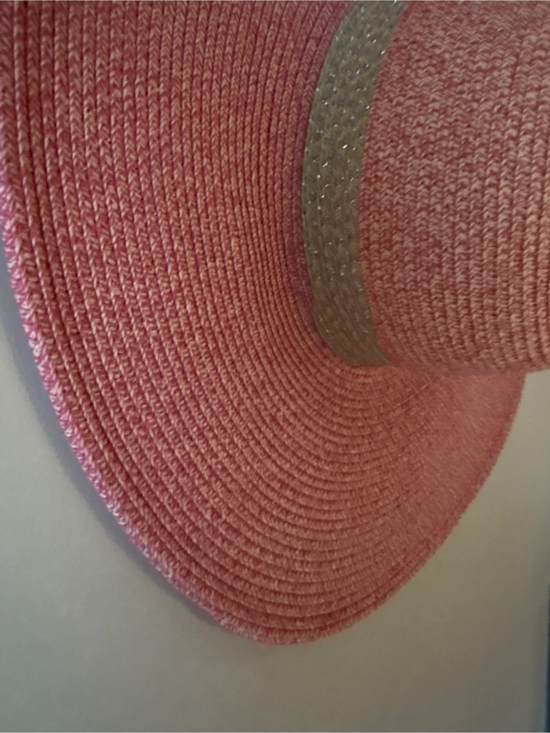 Pink Wide Brim Straw Hat - photo 3