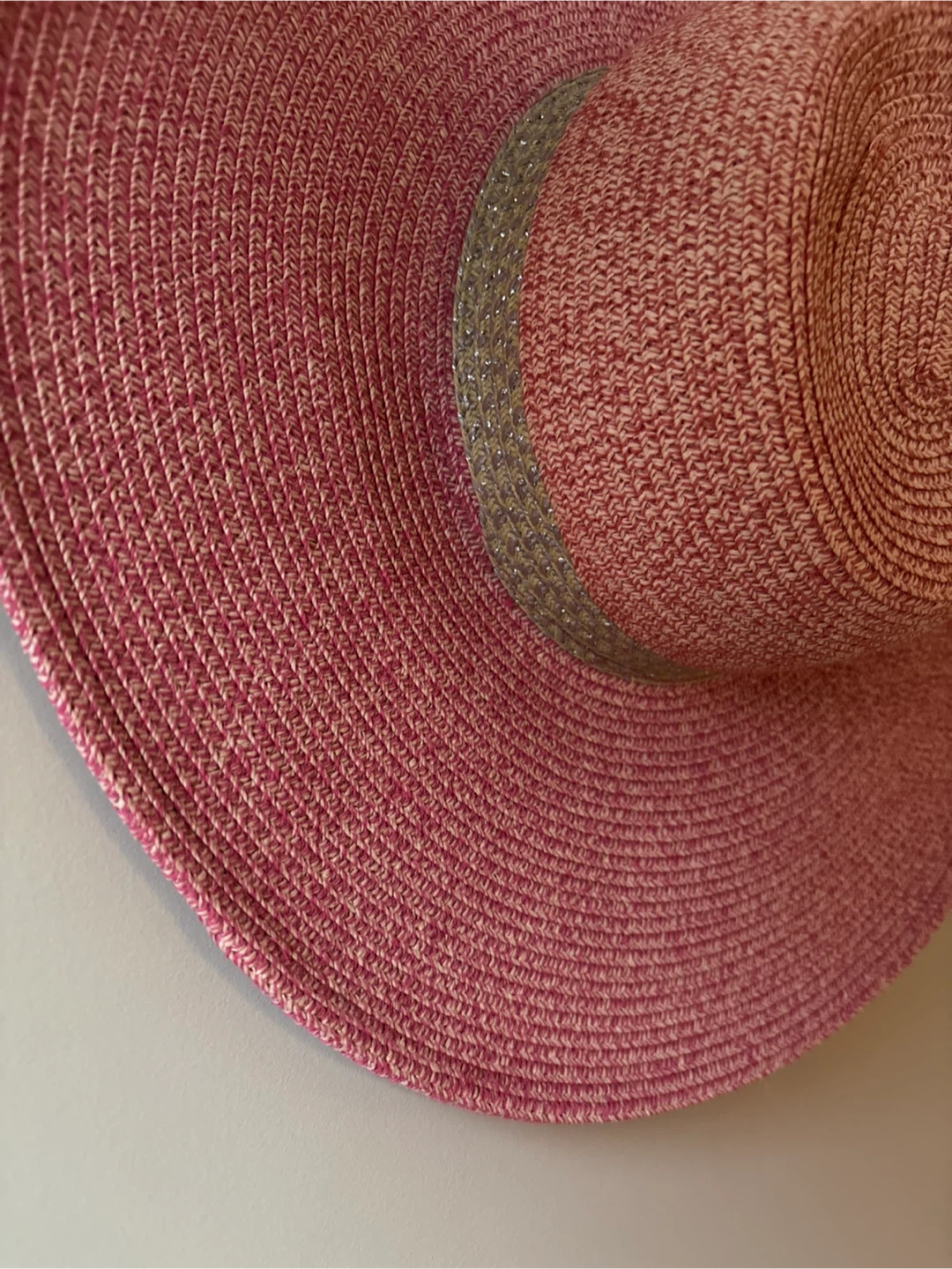 Pink Wide Brim Straw Hat - photo 4