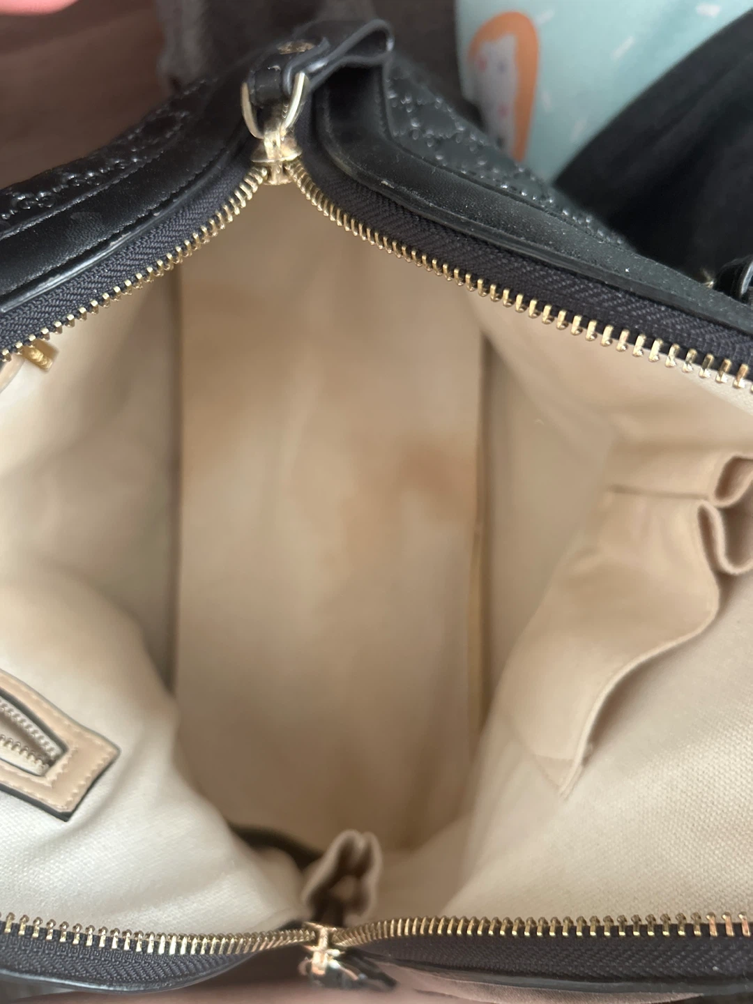 Black Quilted Handbag