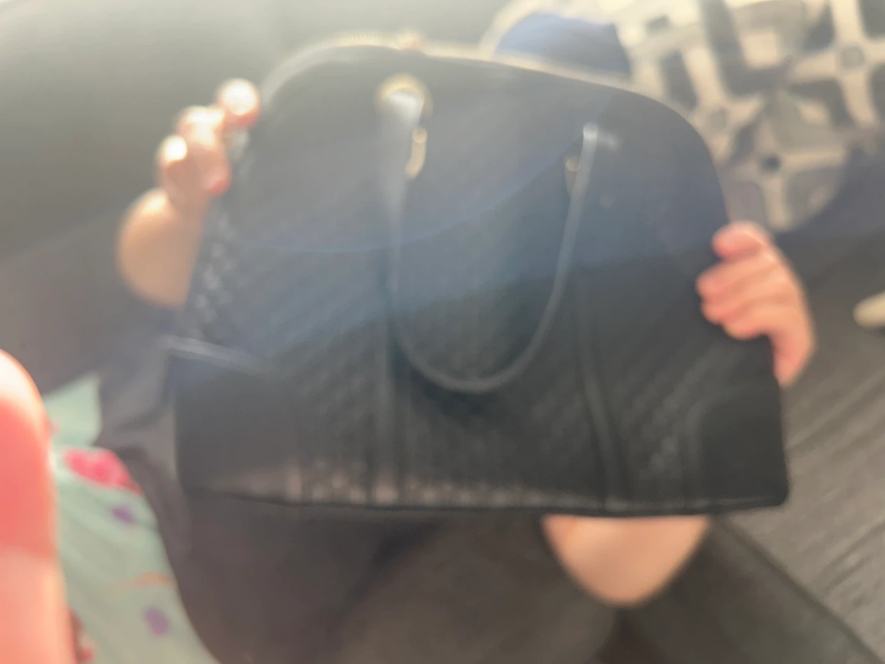 Black Quilted Handbag - photo 2