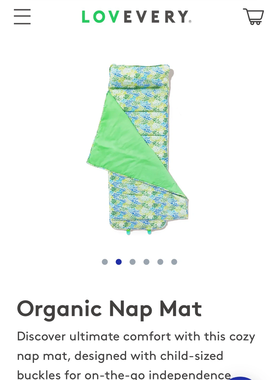 Lovevery Organic Nap Mat
