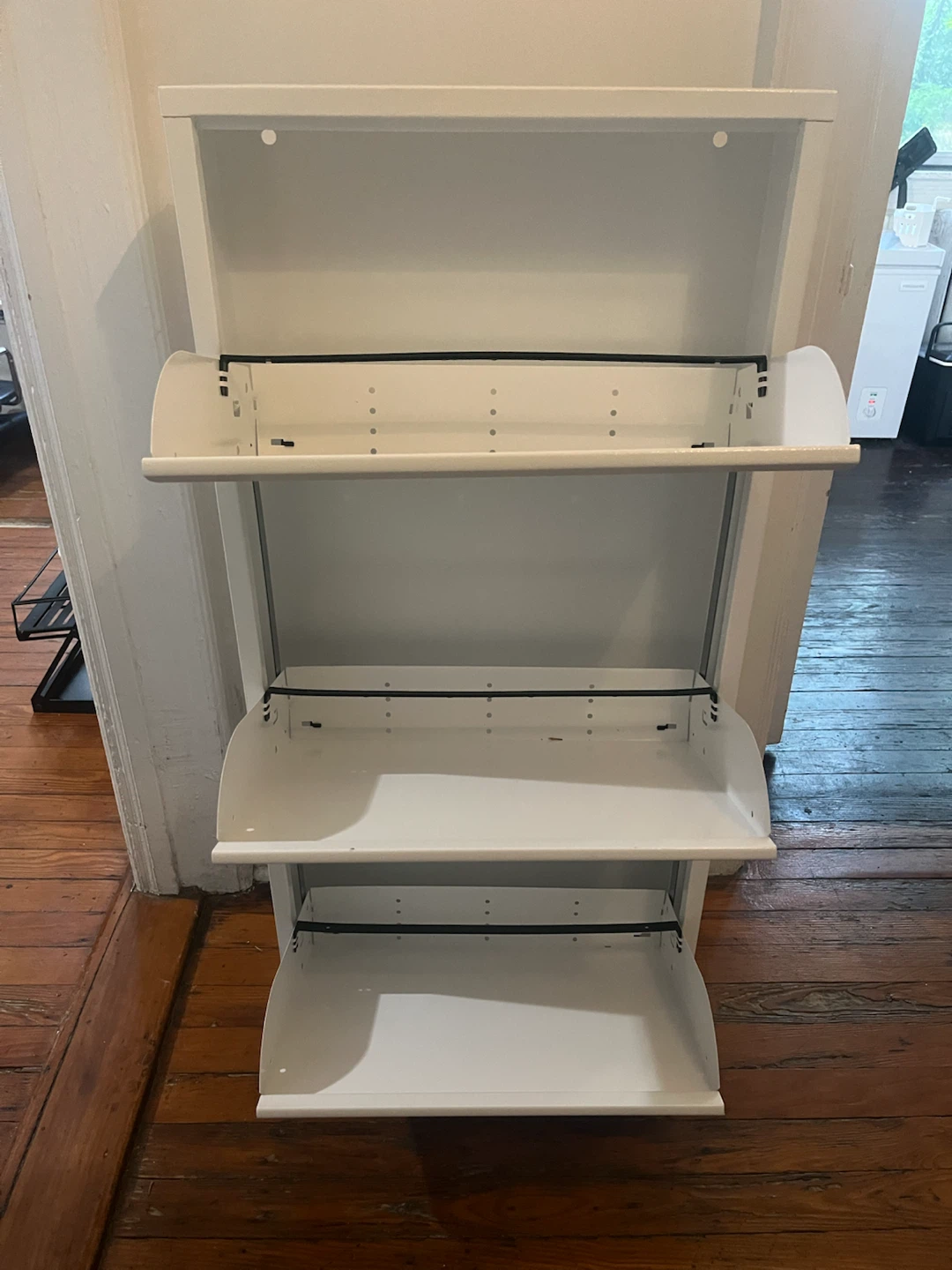 Metal 3-Tier Shoe Cabinet - photo 4