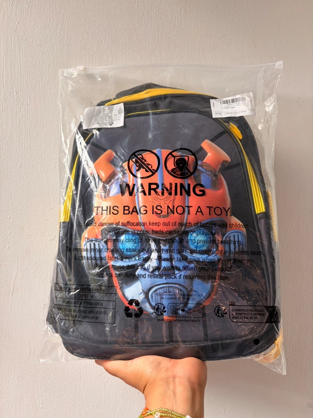 New backpack it’s available just schedule a time