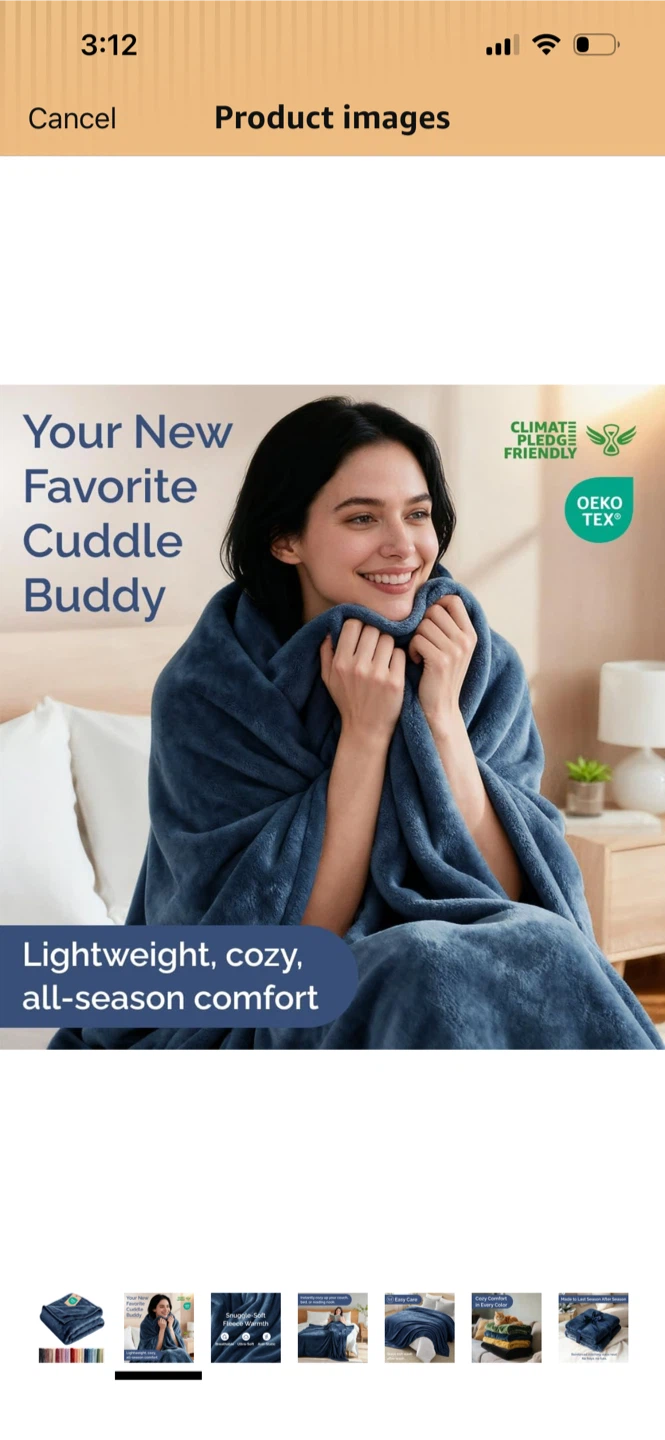 Brand New-Bedsure Fleece Blanket(60x80) - photo 2