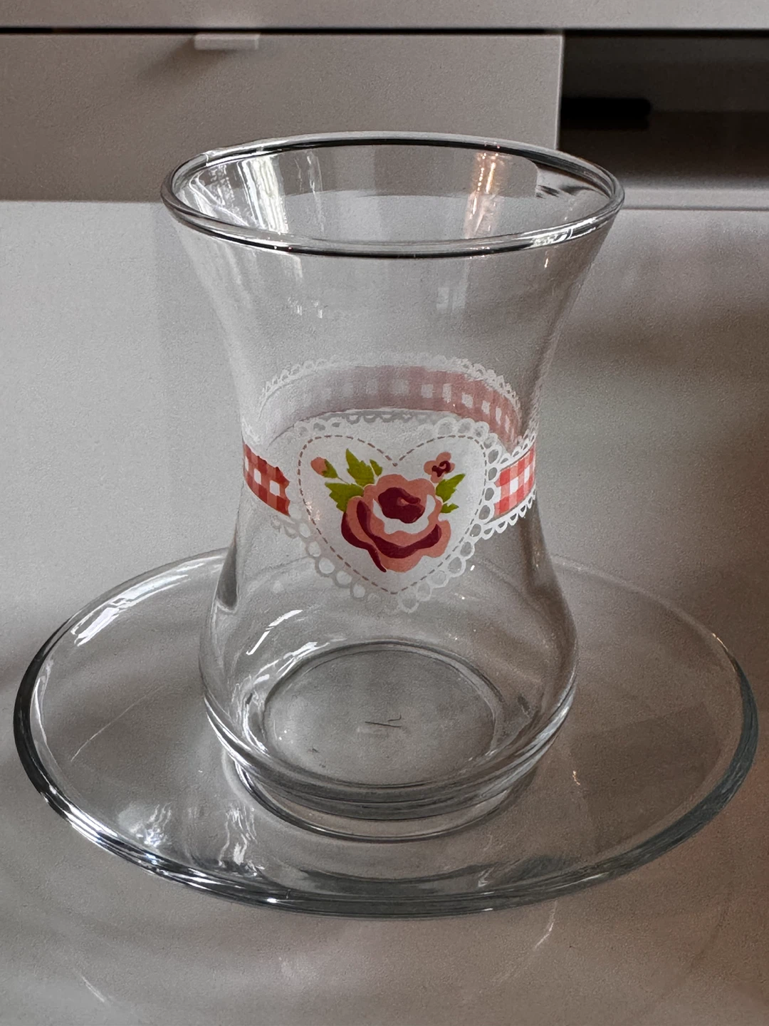 LAV 12 Piece Glass Tea Glasses Set with Saucers - photo 4