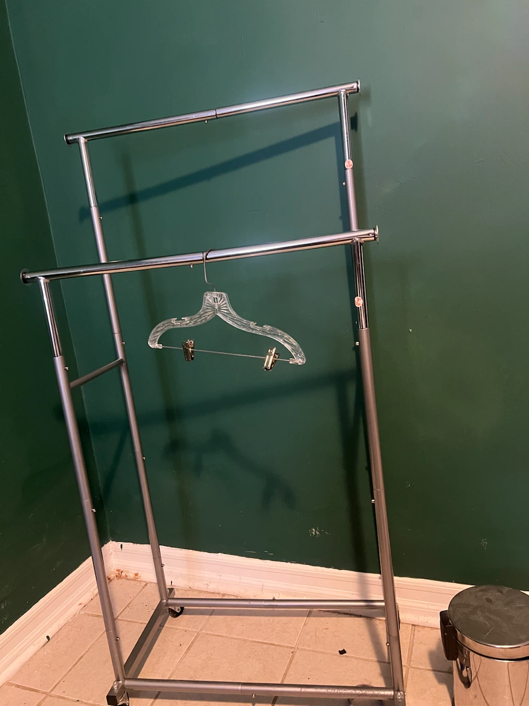Metal Dual Clothing Rack with Extenders - photo 2