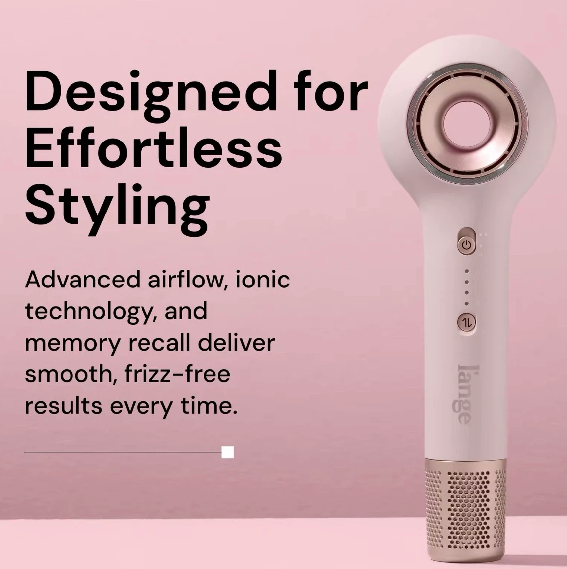 Lange Pink Hair Dryer