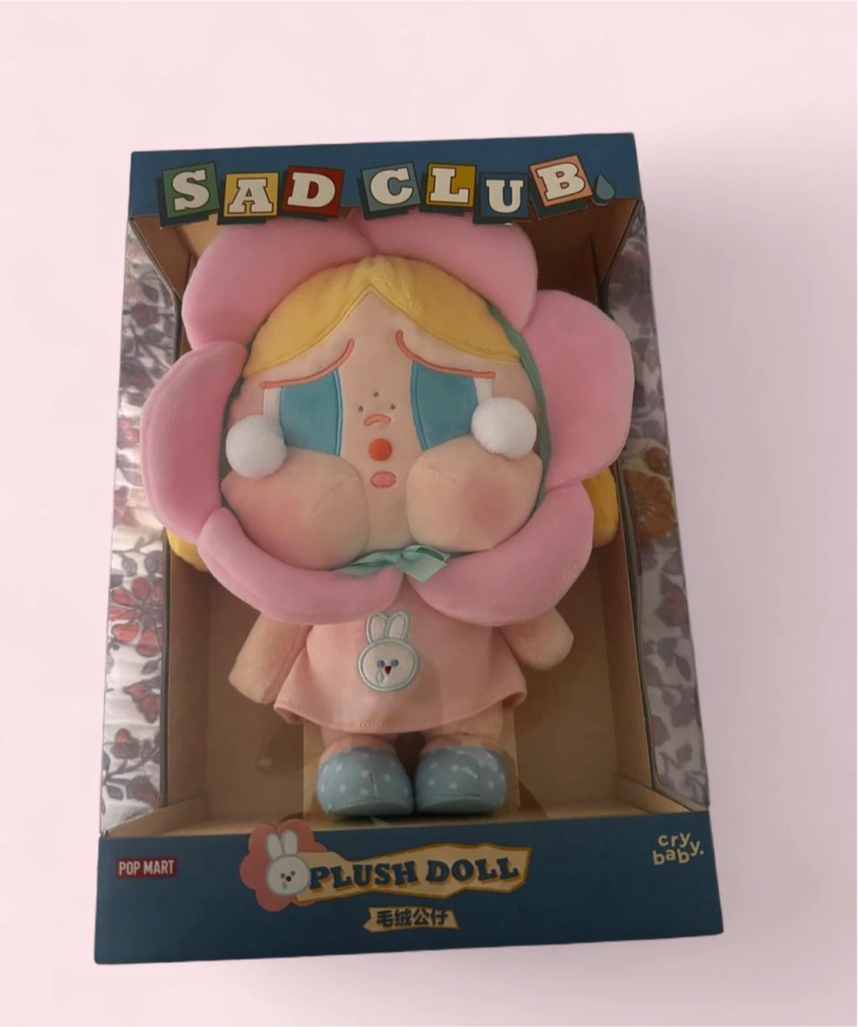 Pop Mart Crybaby Sad Club Plush Doll