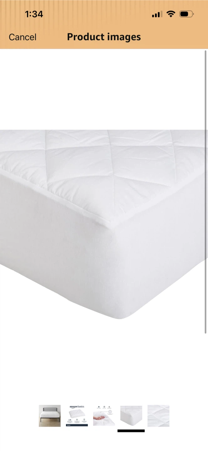Amazon Basics Mattress Protector Queen Size! - photo 3