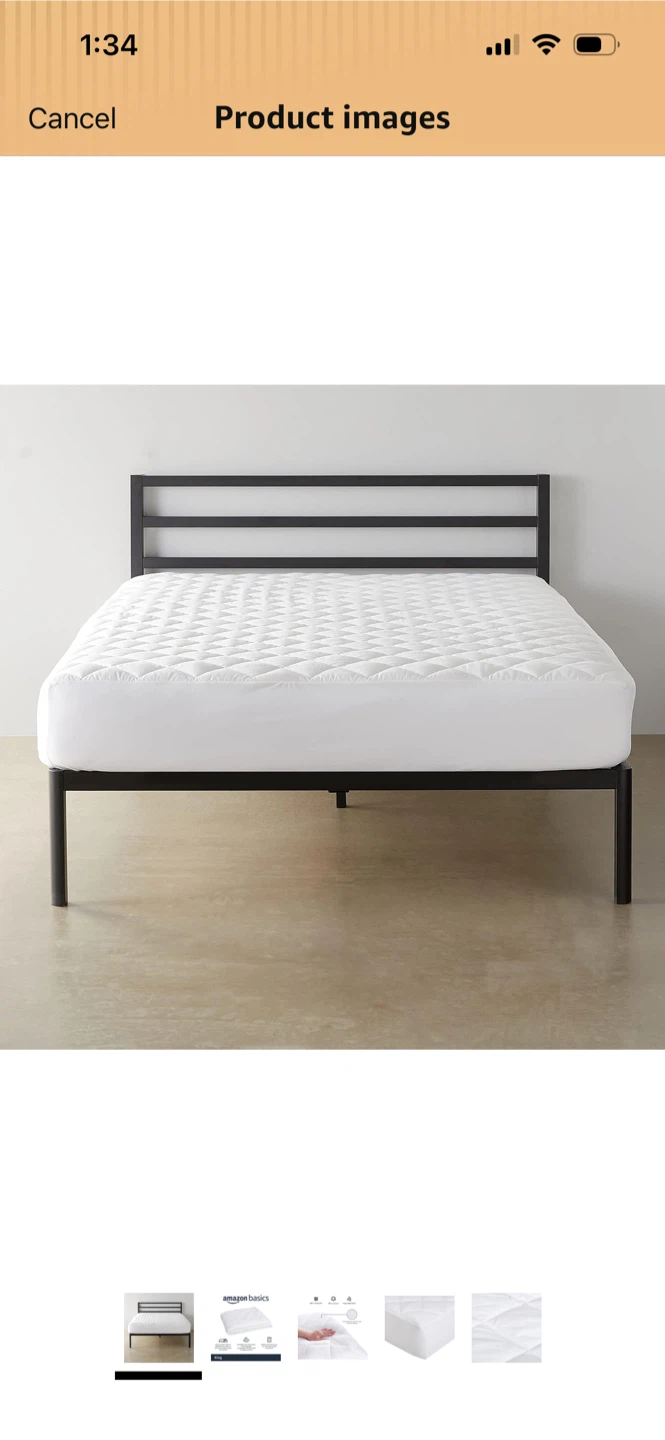 Amazon Basics Mattress Protector Queen Size! - photo 4
