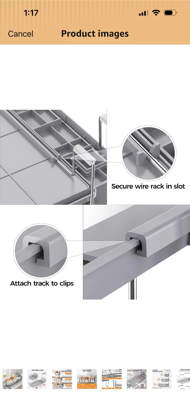 New-Stainless Steel Dish Drying Rack! - photo 4
