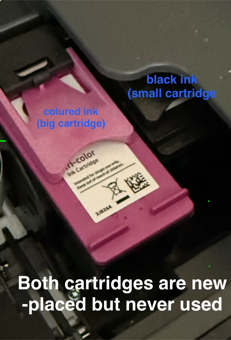 HP Printer,Scanner with new coloured&black cartridges - photo 2