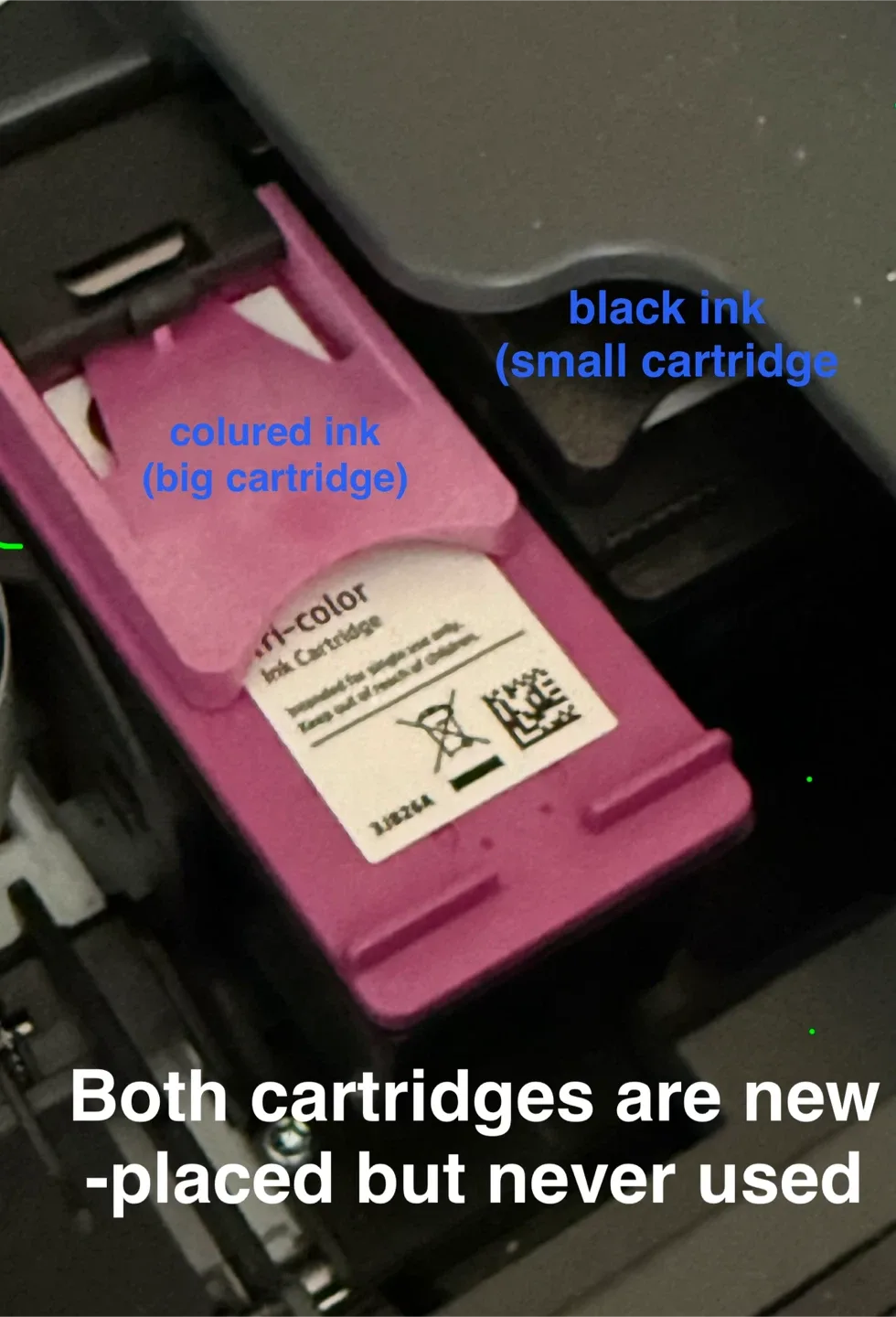 HP Printer,Scanner with new coloured&black cartridges - photo 2