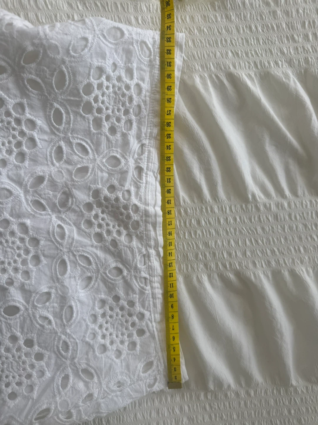 White Broderie Anglaise Maxi Skirt - photo 4