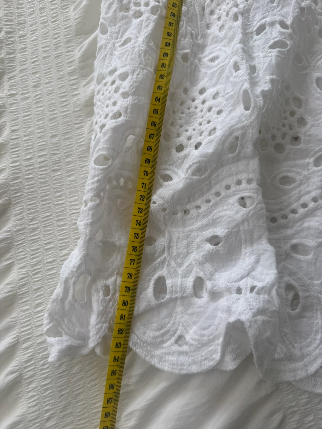 White Broderie Anglaise Maxi Skirt - photo 5