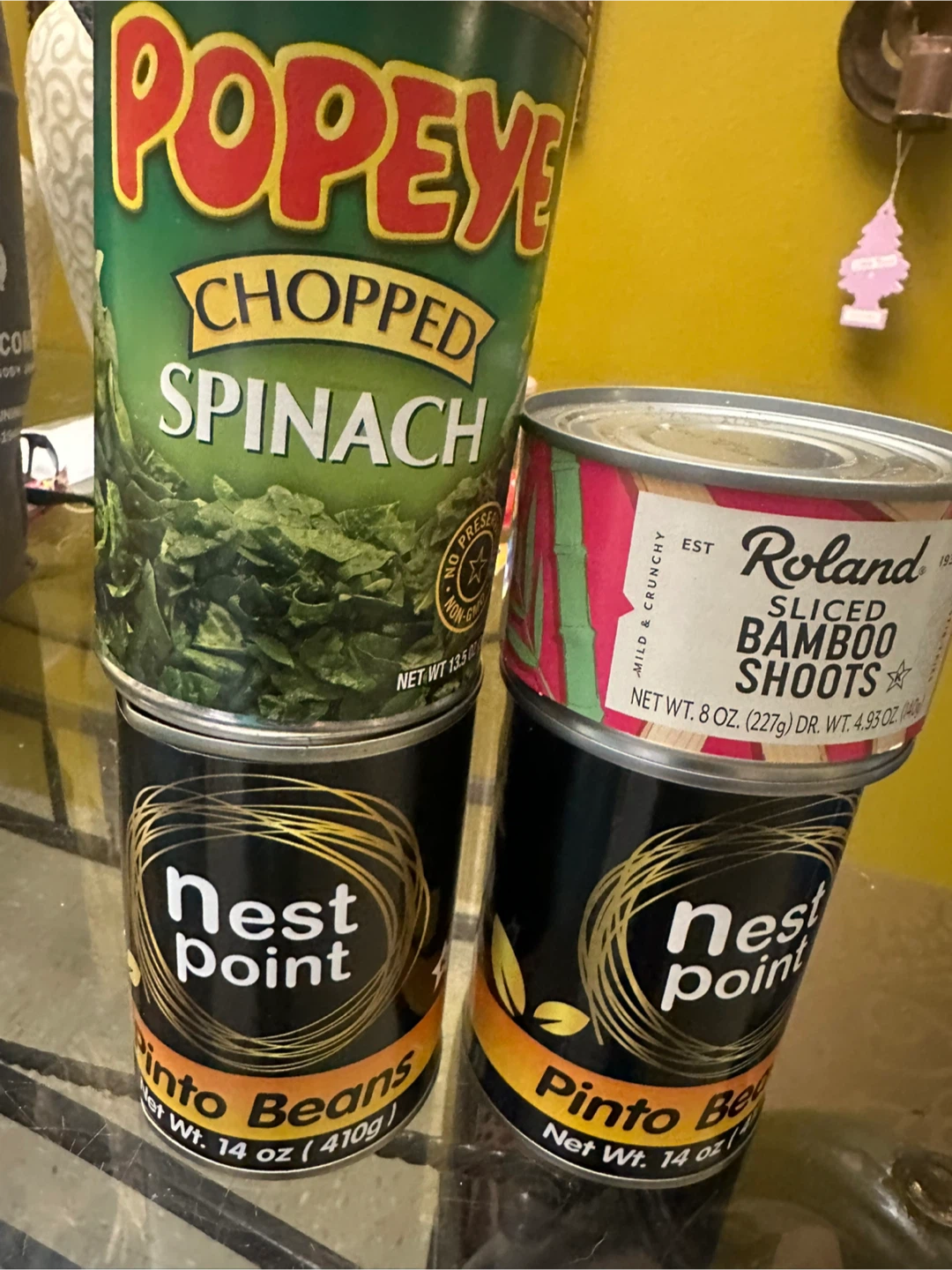 Spinach    Bamboo shoots    pinto beans - photo 2