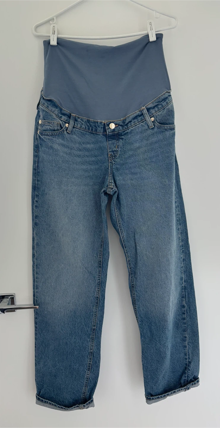 H&M Mama Straight Ankle Jeans