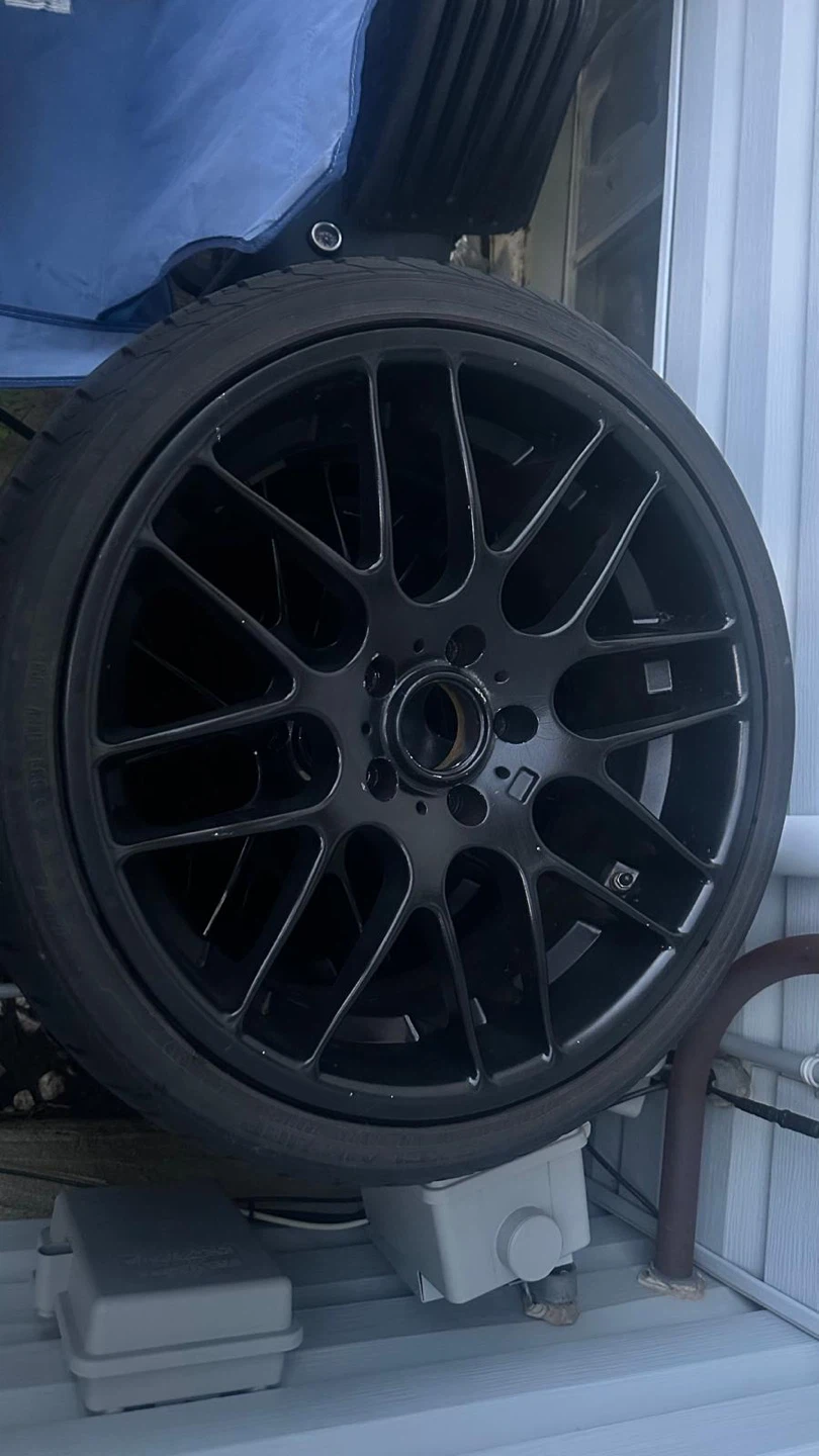 Set of 4 Black Alloy Wheels - photo 3