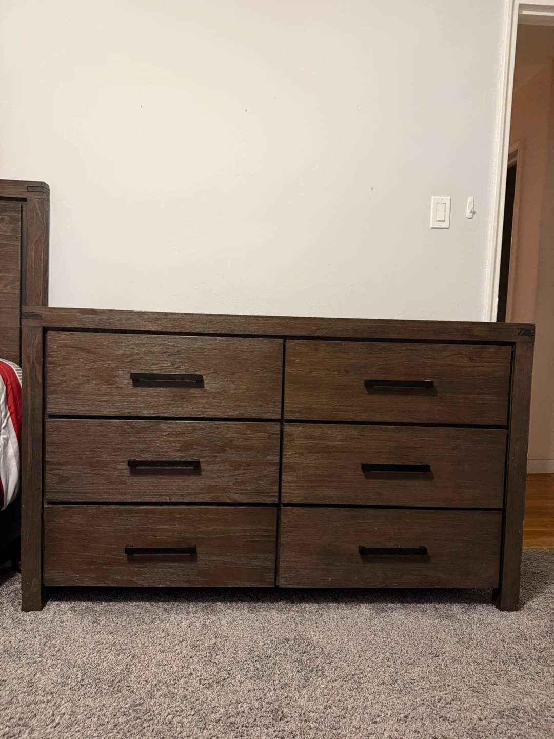 5-Piece Rustic Brown Bobs Furniture Bedroom Set - photo 2