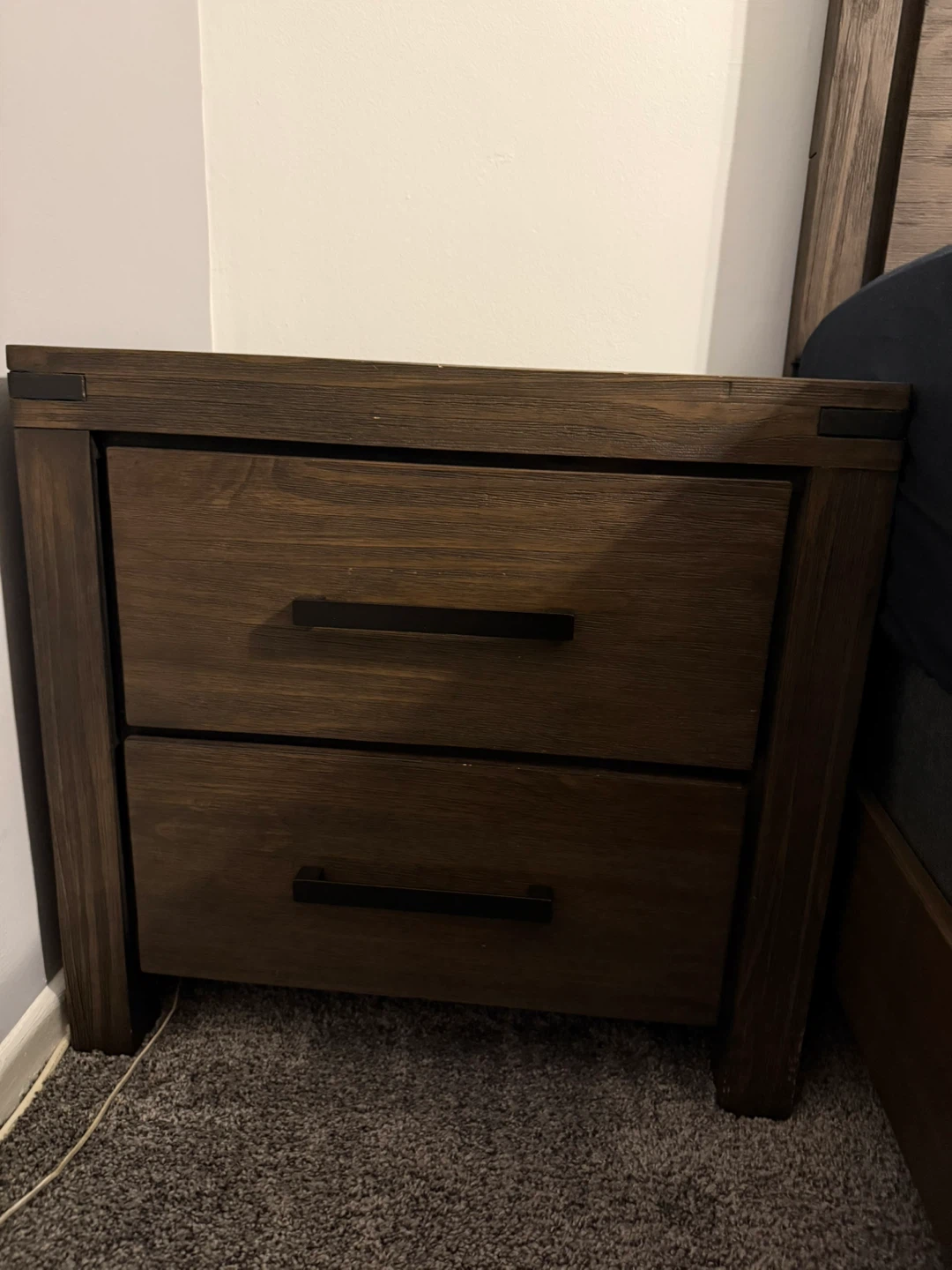5-Piece Rustic Brown Bobs Furniture Bedroom Set - photo 3