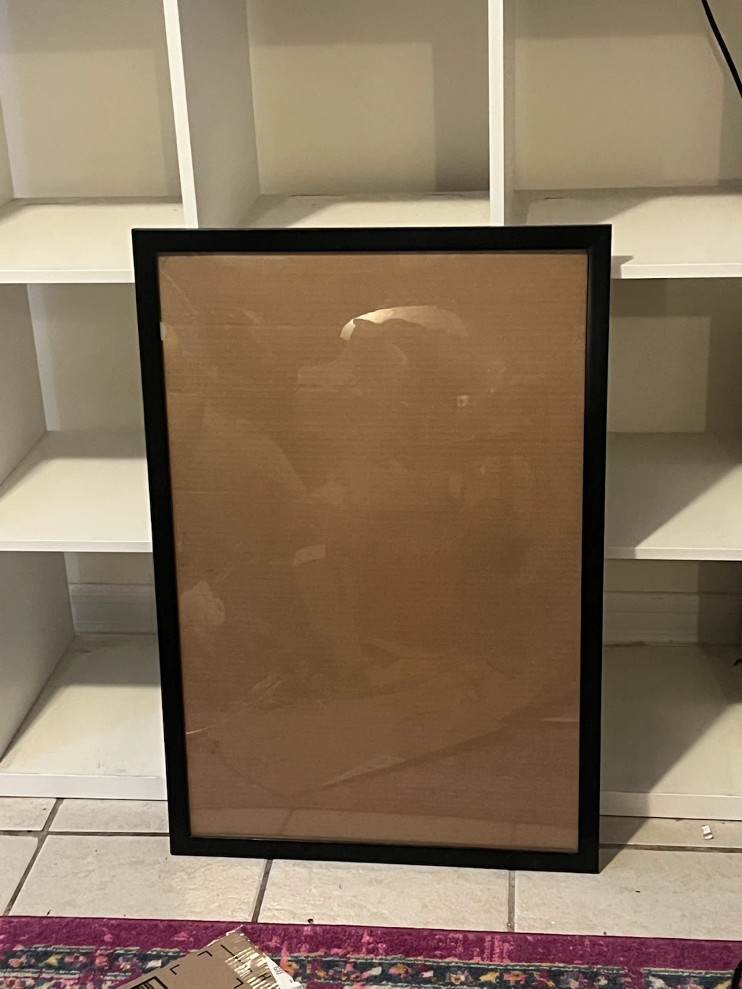 Large Black Poster Frame (plastic, not glass)