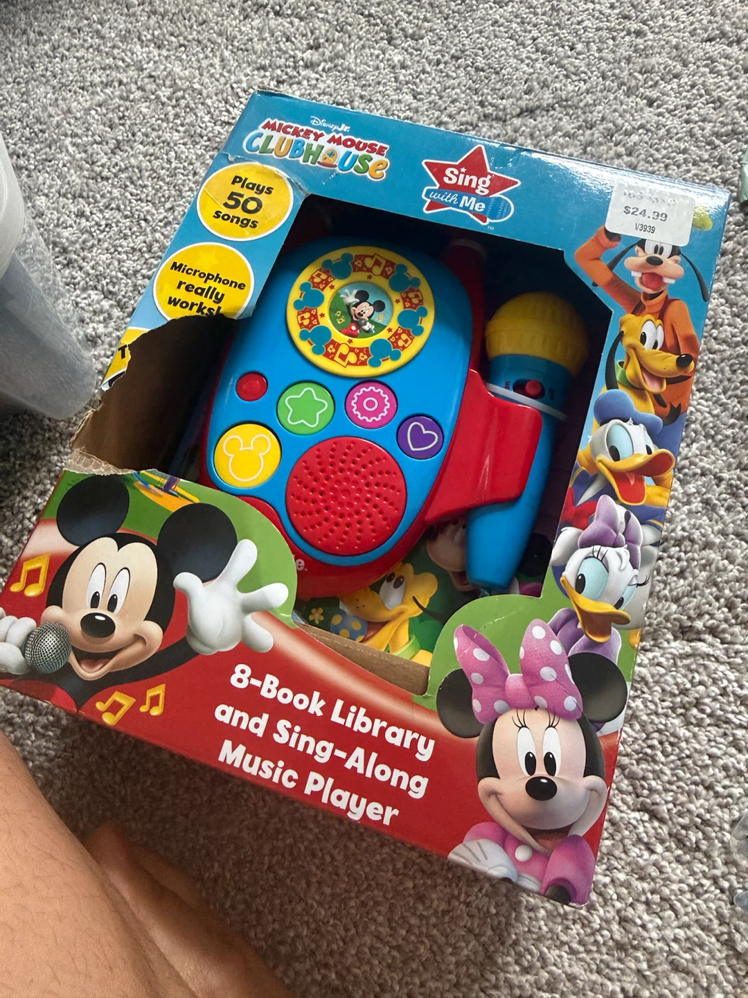 Disney Sing-Along Music Player with 8 Books