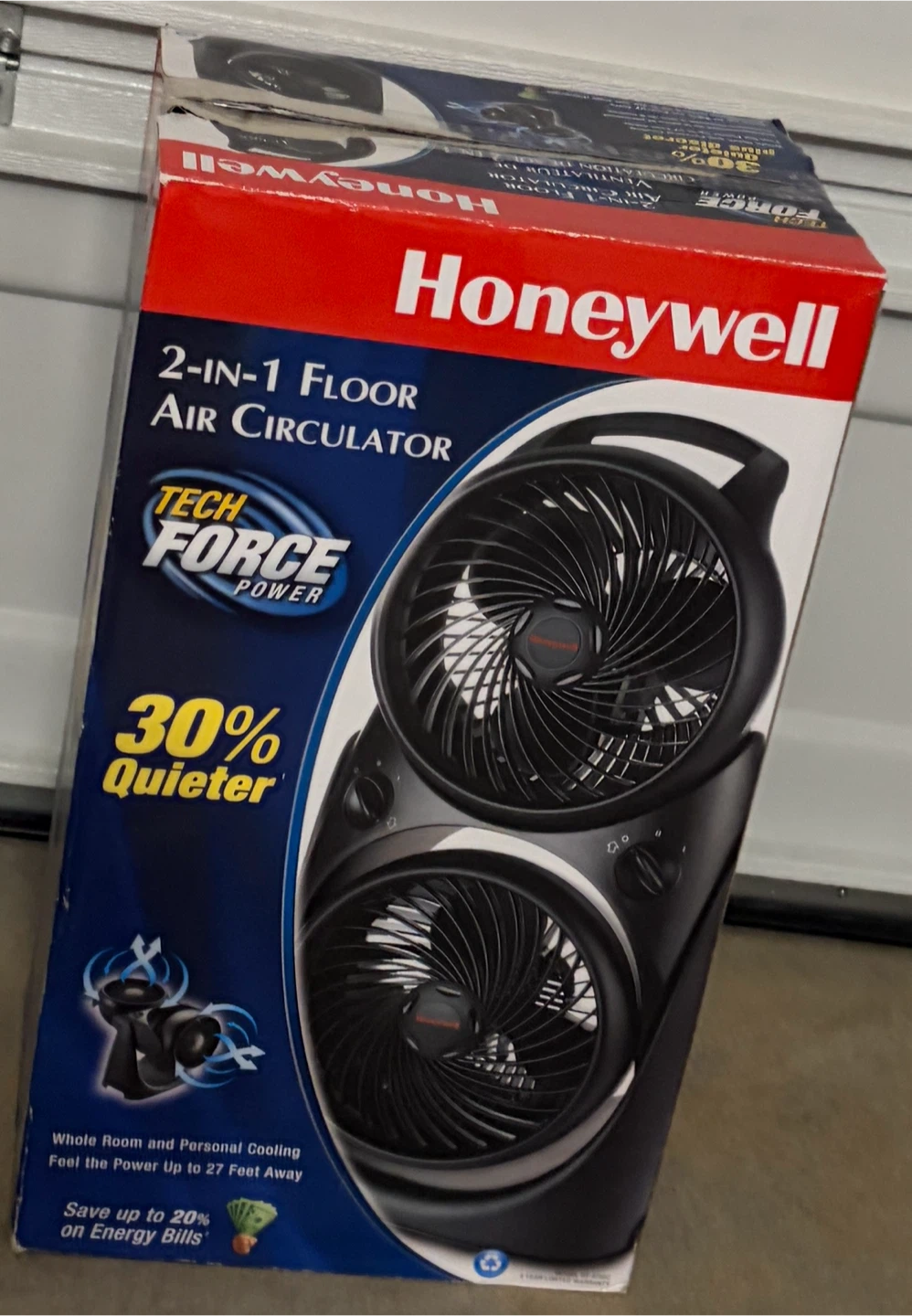Honeywell 2-in-1 Floor Air Circulator - photo 4