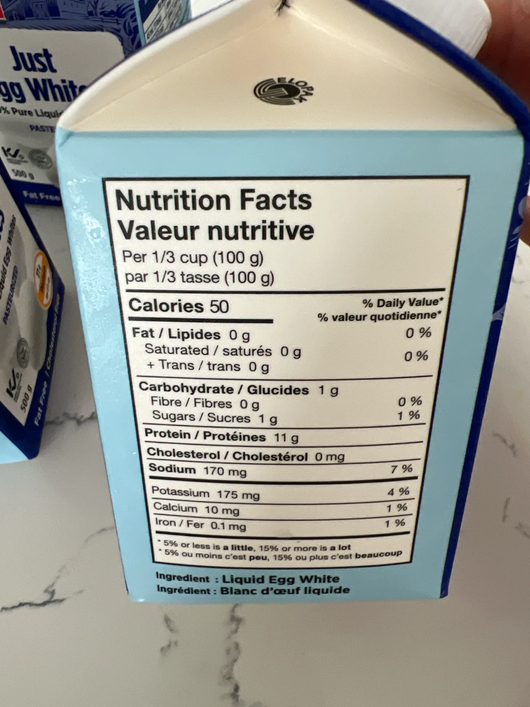 3 new Egg Whites 500mL, 1 opened 400mL left - photo 2