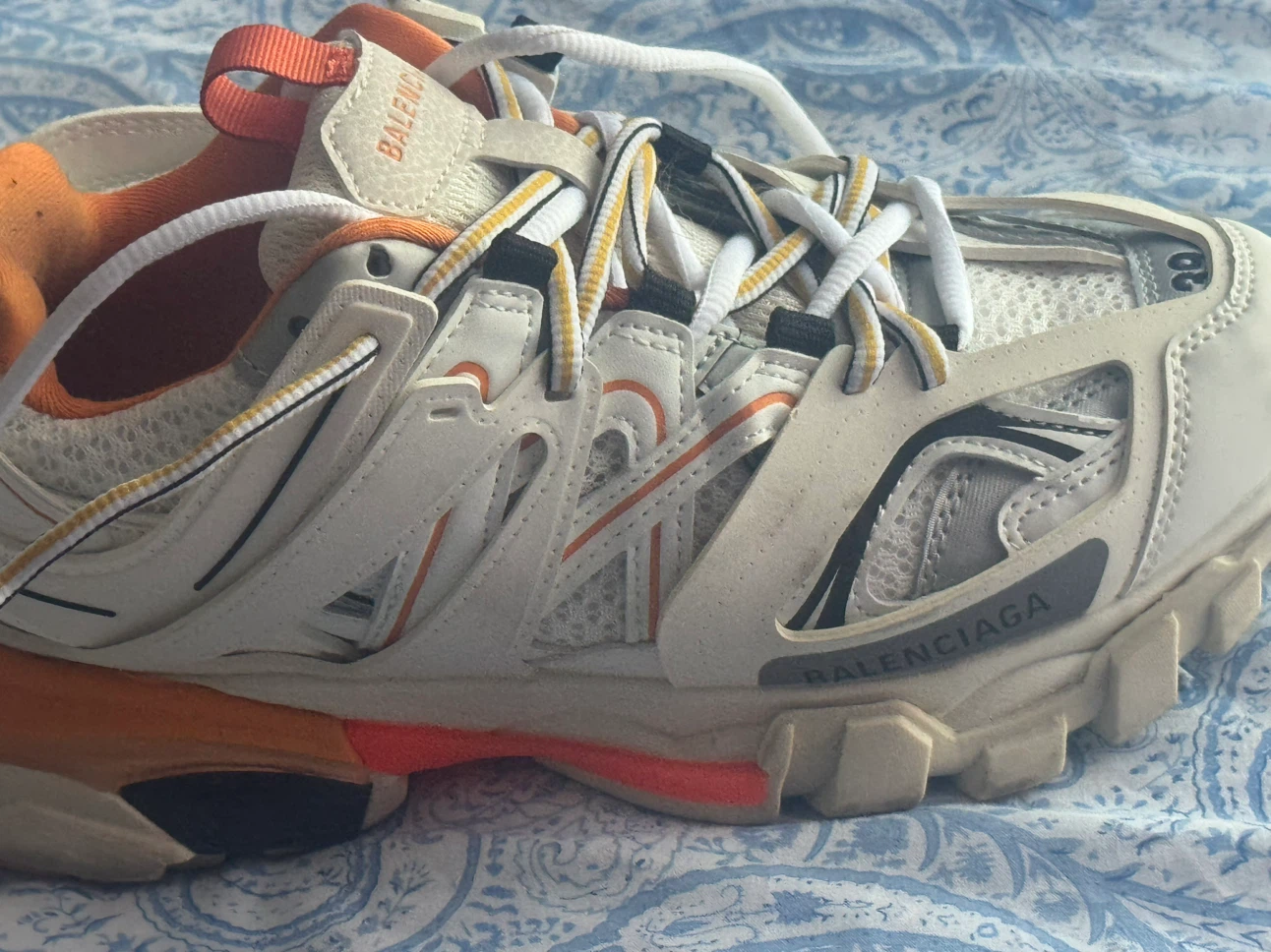 Balenciaga Track Sneakers Beige/Orange Size 39 - photo 2