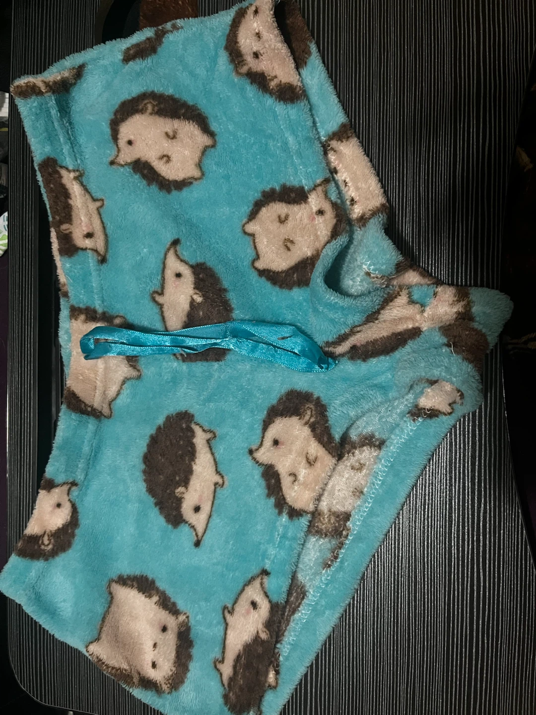 Mini Plush Hedgehog Pajama Pants