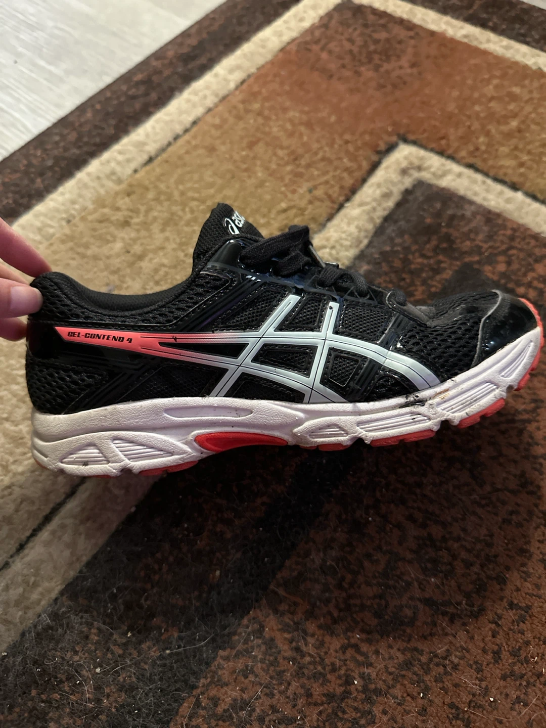 ASICS Gel-Contend 4 Black Running Shoes - photo 2