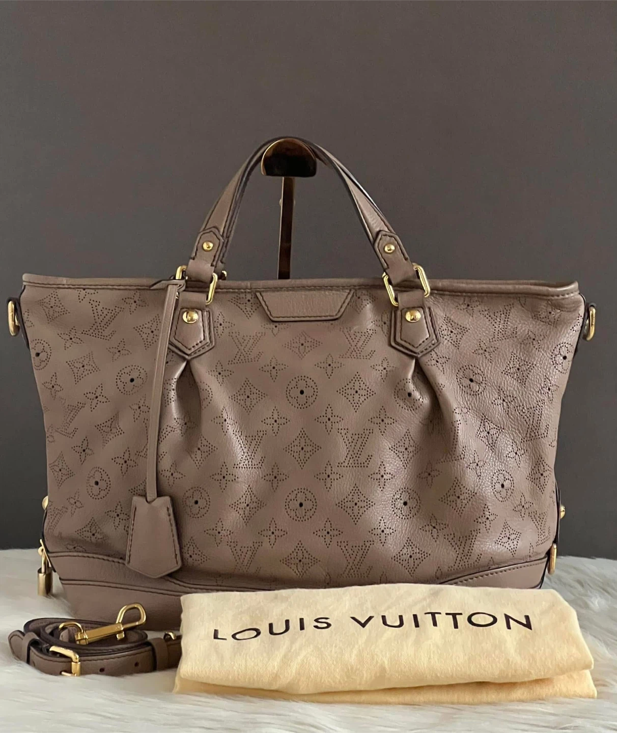 FOR SALE ✨PRE-LOVED Louis Vuitton Taupe Poudre PM Bag