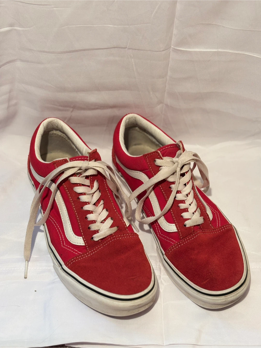 Red Vans Old Skool Sneakers