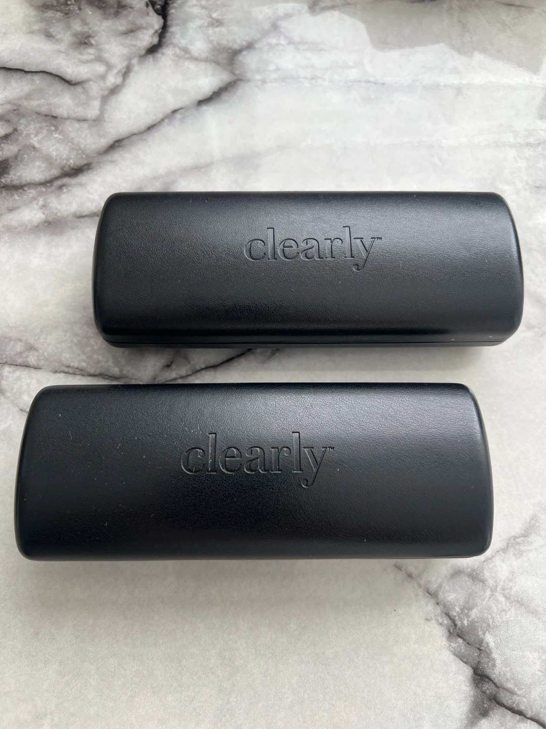 New Clearly Glasses Cases with Cleaning Cloths