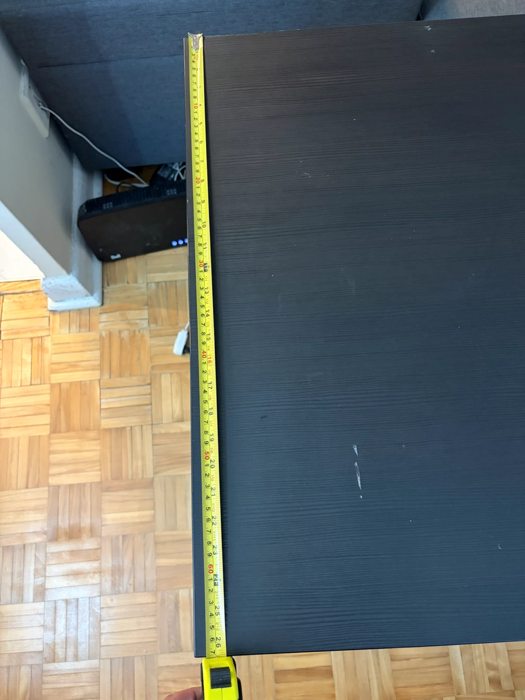 Black IKEA Table 47 x 26