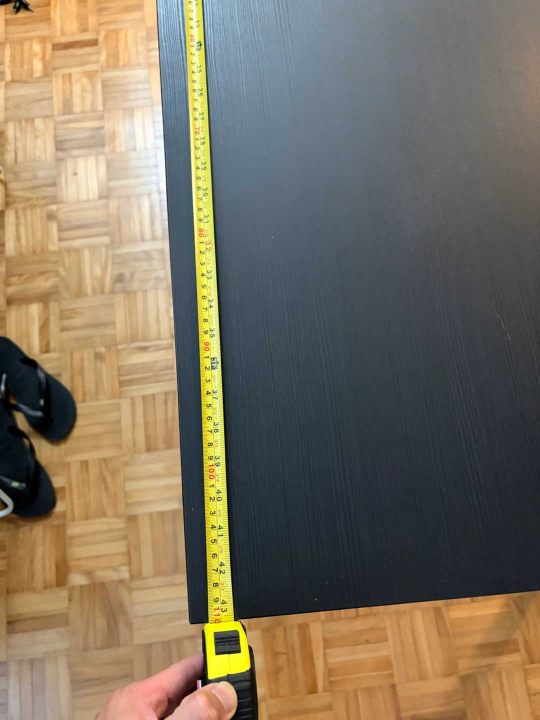Black IKEA Table 47 x 26 - photo 2