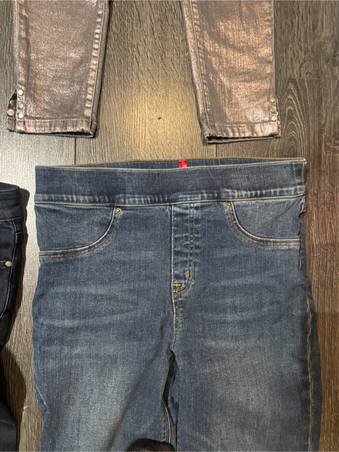 4 Pair Designer Jeans Size 26-27 Stretchy - photo 5