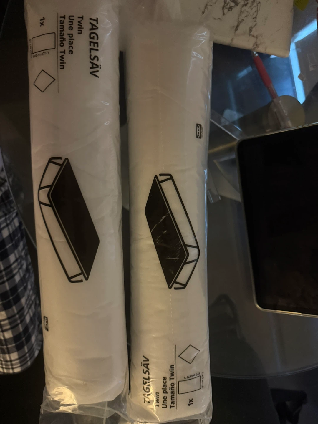 IKEA TAGELSÄV Twin Mattress Protector - photo 2