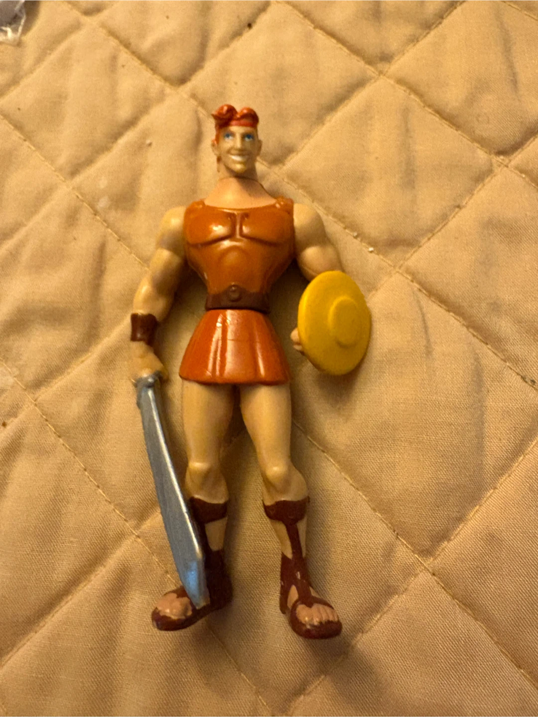 Disney Hercules Action Figure with Sword and Shield