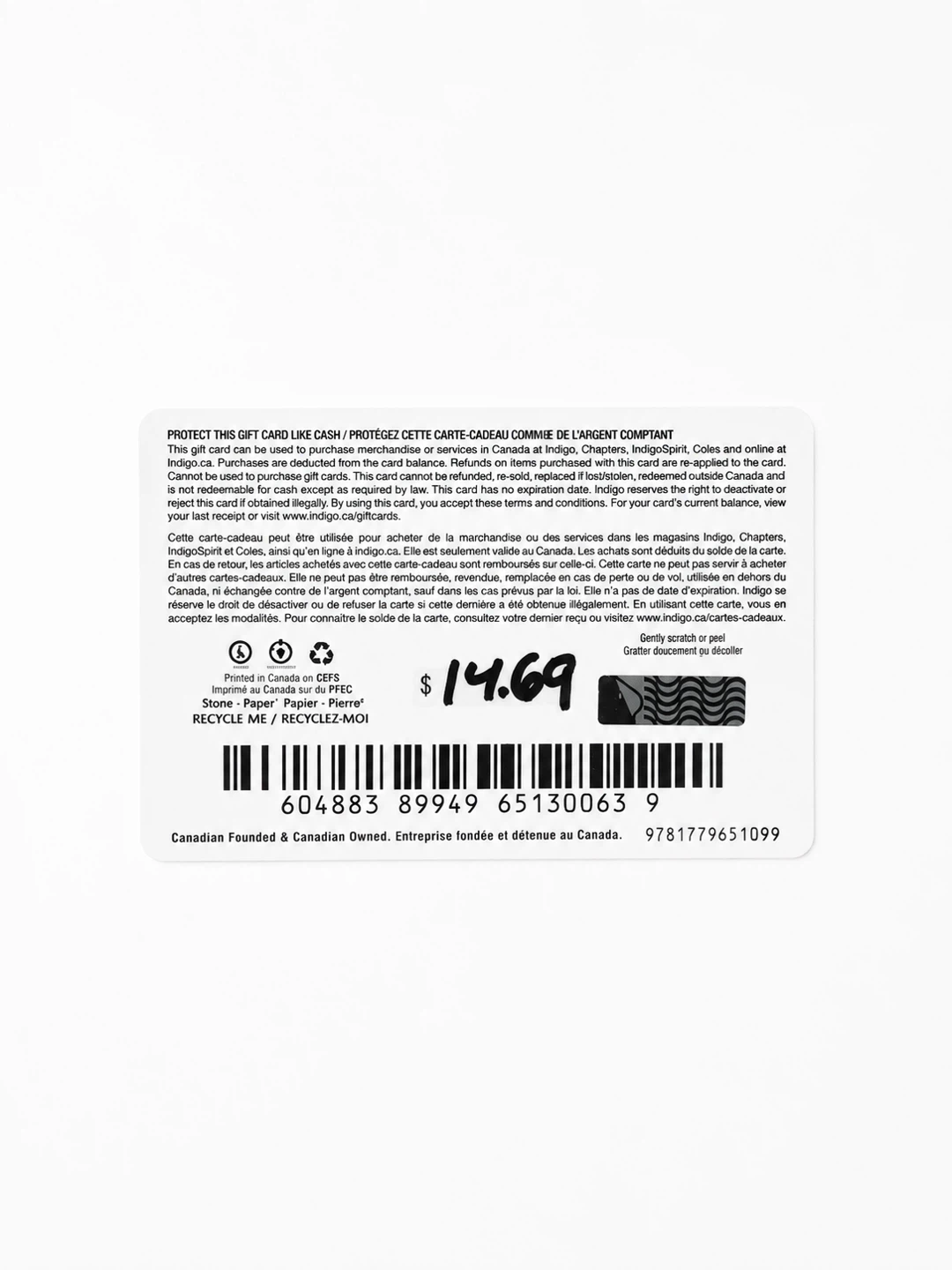 📚 $14.69 Indigo Gift Card — Selling for $10 ✨ - photo 2